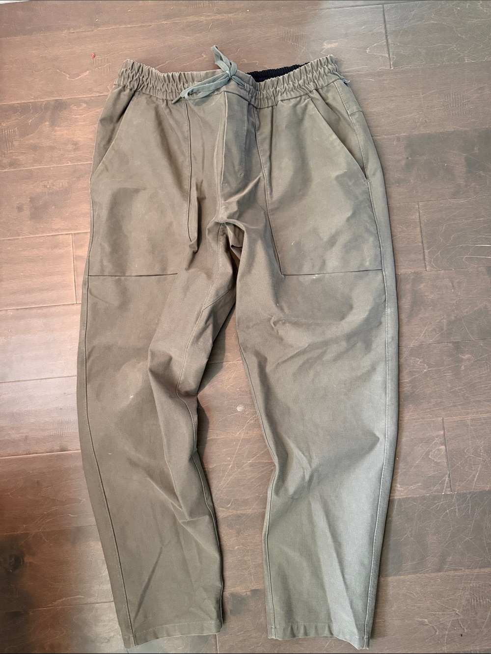 lululemon athletica Men's Olive Green Drawstring Joggers